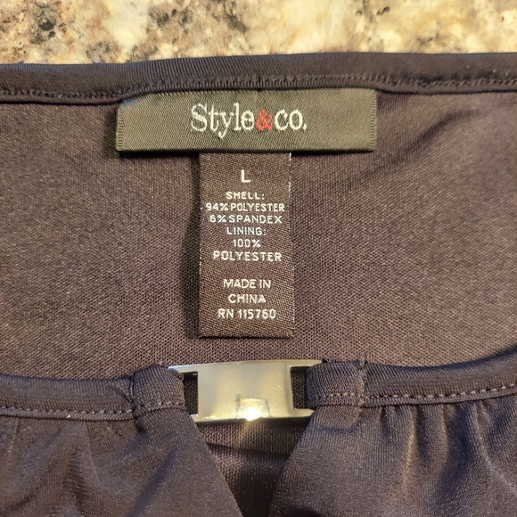 Style & Co. Black Jumpsuit - Picture 8 of 8